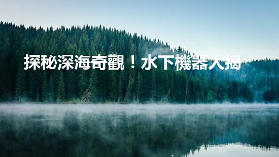 探秘深海奇觀！水下機器人揭開神秘海底世界的面紗！